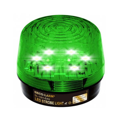 SL-1301-EAQ/G Seco-Larm 9~15 VDC LED Strobe Light - Green