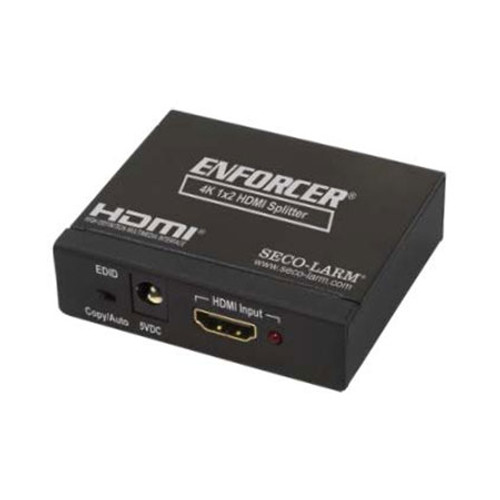 MVD-AH12-01Q Seco-Larm HDMI 4K Splitter with 1 HDMI Input and 2 HDMI Outputs