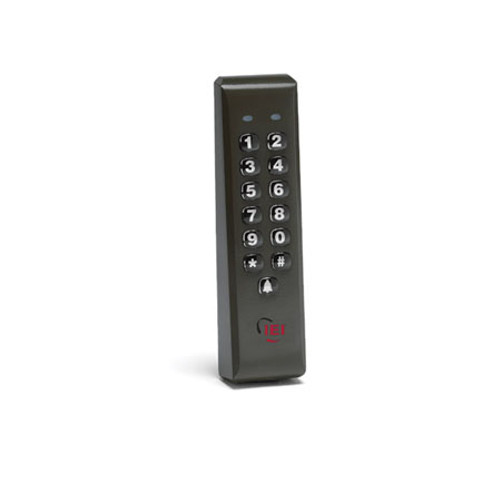 212iLM-BZ Linear Indoor / Outdoor Mullion-mount Weather Resistant Keypad - Bronze