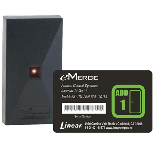 ES-1DLB Linear eMerge Essential 1-Door License with one Reader Bundle