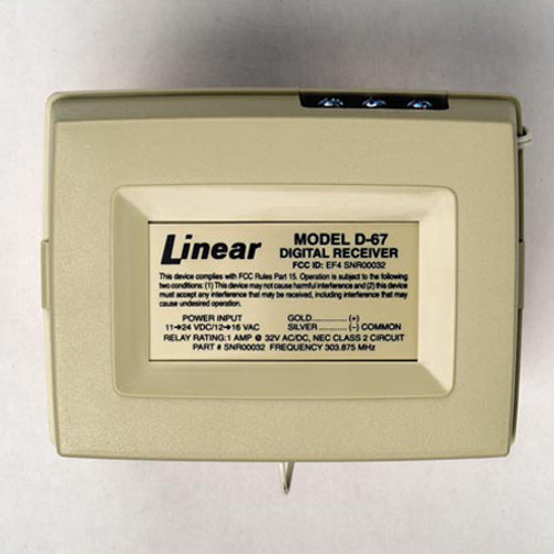 D-67F Linear 1-Channel Alternating Relay Receiver