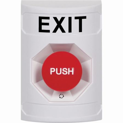 SS2301XT-EN STI White No Cover Turn-to-Reset Stopper Station with EXIT Label English