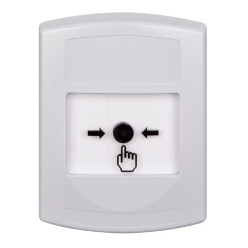 GLR301NT-EN STI White Indoor Only No Cover Key-to-Reset Push Button with No Text Label English