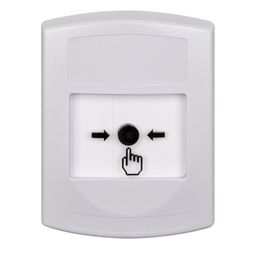 GLR301NT-ES STI White Indoor Only No Cover Key-to-Reset Push Button with No Text Label Spanish