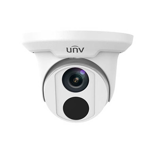 IPC3618SR3-DPF28LM-F Uniview 2.8mm 20FPS @ 8MP Indoor/Outdoor IR Day/Night WDR Eyeball IP Security Camera 12VDC/PoE