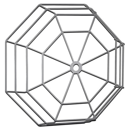 STI-9635-SS STI Small Wire Cage for Clocks 12" Max Object Diameter at 3.65" Max Depth - Stainless Steel