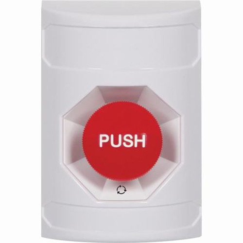SS2301NT-EN STI White No Cover Turn-to-Reset Stopper Station with No Text Label English