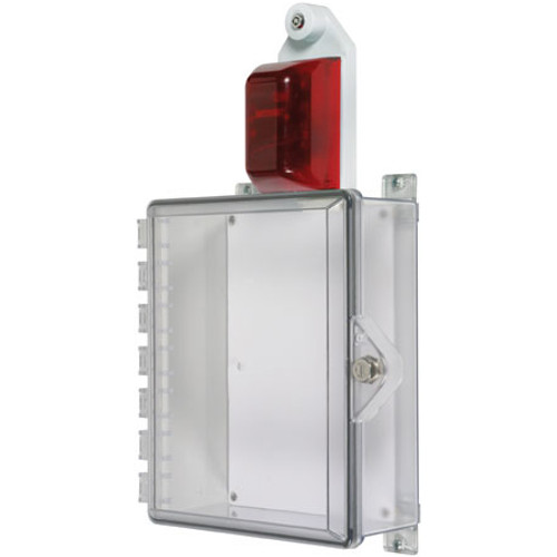 STI-7524 STI Protective Cabinet with Siren/Strobe Alarm, Key Lock