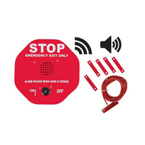 STI-6402WIR STI Wireless Exit Stopper Multifunction Door Alarm for Double Door