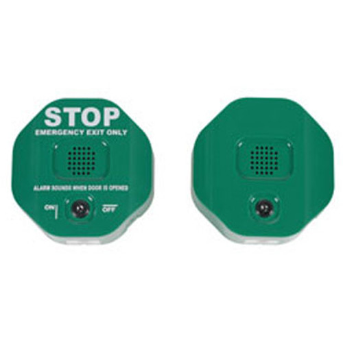 STI-6403-G STI Exit Stopper Multi Function Door Alarm with Remote Horn - Green