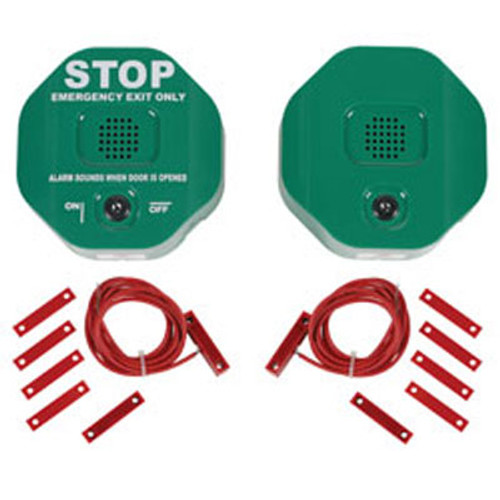 STI-6404-G STI Exit Stopper for Double Door with Remote Horn - Green