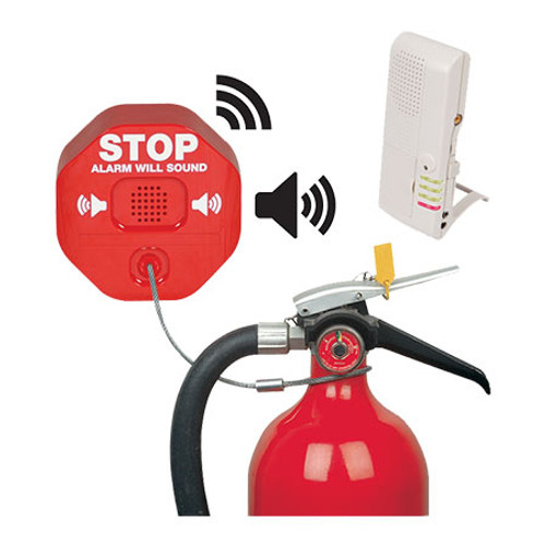 STI-V6200WIR4 STI Wireless Fire Extinguisher Theft Stopper with Voice Receiver