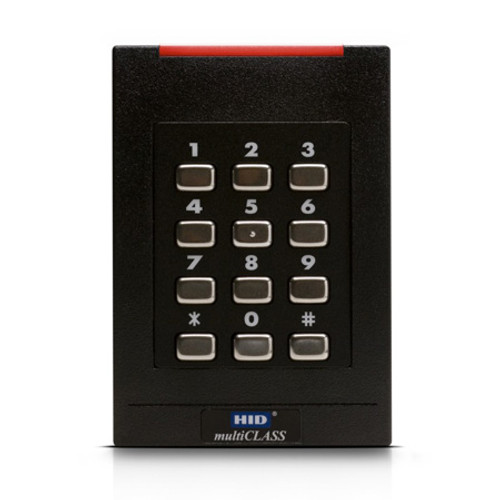 HID-RPK40 Kantech HID multiCLASS Reader (Black) w/ Integrated Keypad