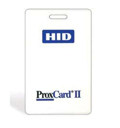 HID-C1324A Kantech HID ProxCard II Accessory - Adhesive Label w/ Vertical Slot Punch for use w/ Dye-sub Printers - MIN QTY 100