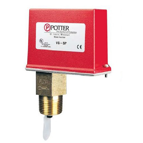 1111100 Potter VS-SP Sprinkler Threaded Flow Switch For 1in to 2in Pipe Without Retard