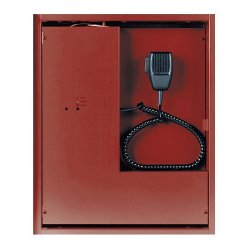 3500025 Potter PVX-100/4ZA 100 Watt Voice Panel With 4 Class A Speaker Circuits - Red