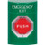 SS2109EX-EN STI Green No Cover Turn-to-Reset (Illuminated) Stopper Station with EMERGENCY EXIT Label English