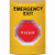 SS2208EX-EN STI Yellow No Cover Pneumatic (Illuminated) Stopper Station with EMERGENCY EXIT Label English