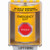 SS2275EX-EN STI Yellow Indoor/Outdoor Surface Momentary (Illuminated) Stopper Station with EMERGENCY EXIT Label English