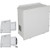 EP242410-O3 STI Polycarbonate Enclosure with NEMA 3R Filter Fan w/ Filter Vent 24 x 24 x 10 Opaque