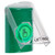 SS2127NT-EN STI Green Indoor Only Flush or Surface Weather Resistant Momentary (Illuminated) with Green Lens Stopper Station with No Text Label EnglishSTI No Text Buttons and Switches