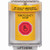 SS2236ES-EN STI Yellow Indoor/Outdoor Flush Momentary (Illuminated) with Red Lens Stopper Station with EMERGENCY STOP Label English