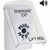 SS23A0EX-EN STI White Indoor Only Flush or Surface w/ Horn Key-to-Reset Stopper Station with EMERGENCY EXIT Label English