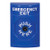 SS2400EX-EN STI Blue No Cover Key-to-Reset Stopper Station with EMERGENCY EXIT Label English