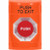 SS2501PX-EN STI Orange No Cover Turn-to-Reset Stopper Station with PUSH TO EXIT Label English