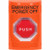 SS2502PO-EN STI Orange No Cover Key-to-Reset (Illuminated) Stopper Station with EMERGENCY POWER OFF Label English