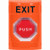 SS2502XT-EN STI Orange No Cover Key-to-Reset (Illuminated) Stopper Station with EXIT Label English