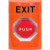 SS2505XT-EN STI Orange No Cover Momentary (Illuminated) Stopper Station with EXIT Label English