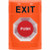 SS2504XT-EN STI Orange No Cover Momentary Stopper Station with EXIT Label English