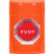 SS2508NT-EN STI Orange No Cover Pneumatic (Illuminated) Stopper Station with No Text Label English