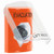 SS2523EV-EN STI Orange Indoor Only Flush or Surface Key-to-Activate Stopper Station with EVACUATION Label English