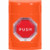 SS2509NT-EN STI Orange No Cover Turn-to-Reset (Illuminated) Stopper Station with No Text Label English