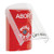 SS2020AB-EN STI Red Indoor Only Flush or Surface Key-to-Reset Stopper Station with ABORT Label English