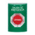 SS2101EX-ES STI Green No Cover Turn-to-Reset Stopper Station with EMERGENCY EXIT Label Spanish