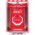 SS2089AB-EN STI Red Indoor/Outdoor Surface w/ Horn Turn-to-Reset (Illuminated) Stopper Station with ABORT Label English