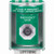 SS2183ES-EN STI Green Indoor/Outdoor Surface w/ Horn Key-to-Activate Stopper Station with EMERGENCY STOP Label English
