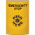 SS2200ES-EN STI Yellow No Cover Key-to-Reset Stopper Station with EMERGENCY STOP Label English