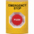SS2204ES-EN STI Yellow No Cover Momentary Stopper Station with EMERGENCY STOP Label English