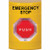 SS2209ES-EN STI Yellow No Cover Turn-to-Reset (Illuminated) Stopper Station with EMERGENCY STOP Label English