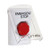 SS2322ES-EN STI White Indoor Only Flush or Surface Key-to-Reset (Illuminated) Stopper Station with EMERGENCY STOP Label English