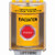 SS2279EV-EN STI Yellow Indoor/Outdoor Surface Turn-to-Reset (Illuminated) Stopper Station with EVACUATION Label English