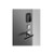 KT-APERIO-007 Kantech ML20135 No Key Override With Deadbolt Polished Chrome Right Hand IP Credentials Black Reader With Metal Trim