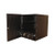 BW-RACKBOX Mier NEMA Type 1 Indoor 19.25" W x 24" H x 26" D Metal Enclosure with and Fan - Black