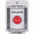 SS2372EV-EN STI White Indoor/Outdoor Surface Key-to-Reset (Illuminated) Stopper Station with EVACUATION Label English