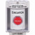 SS2379EV-EN STI White Indoor/Outdoor Surface Turn-to-Reset (Illuminated) Stopper Station with EVACUATION Label English