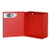BW-98RUL Mier UL Listed NEMA Type 1 Indoor 7" W x 8" H x 3.5" D Metal Electrical Enclosure - Red